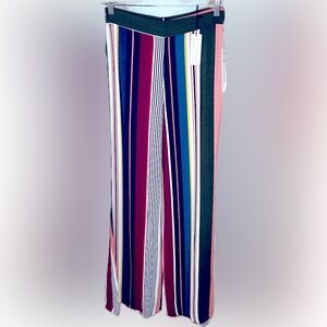 High Waisted Striped Flynn Skye Pants, Wide Leg, Sz Small, REVOLVE, NWT